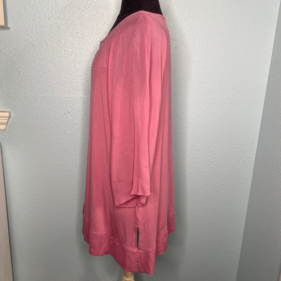 NWT Soft Surroundings Pink Tunic Blouse - Picture 13 of 13